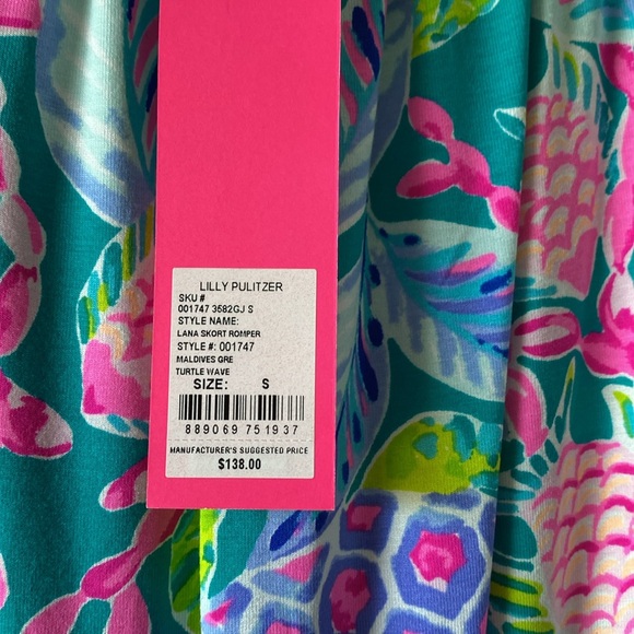 Lilly Pulitzer Lana Skort Romper NWT - Picture 4 of 4